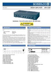 MIXER AMPLIFIER MP3120M - Sonelco