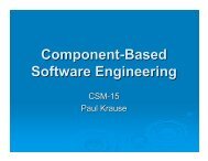 Component-Based Software Engineering