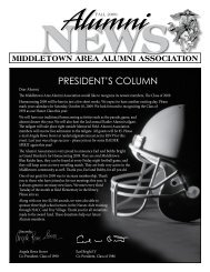 2009 Alumni Newsletter - the Middletown Area School District