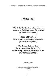 ASBESTOS Guide to the Control of Asbestos Hazards in Buildings ...