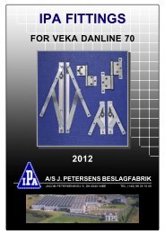 IPA FITTINGS - Velkommen til A/S J. Petersens Beslagfabrik