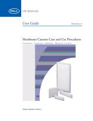 Membrane Care and Use Procedures - Pall Corporation (PLL)