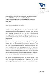 Ansprache - WSA Berlin - Wasser- und Schifffahrtsverwaltung des ...