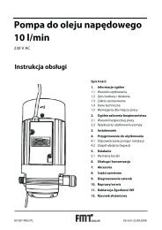 Pompa do oleju napÃ„Â™dowego 10 l/min - Pressol