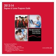 Degrees & Career Programs Guide - Northwest Florida State College