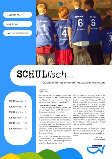 Schulfisch-Ausgabe 7 - Volksschule Fischingen