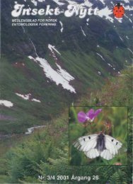 Insekt-NyttÃ‚Â· 26 - Norsk entomologisk forening