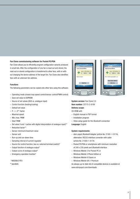 ebm-papst EC communication The best connections for a flexible ...