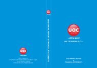 2012 Annual Reports - UAC of Nigeria