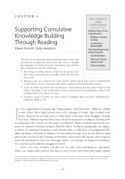 Supporting Cumulative Knowledge Building Through Reading