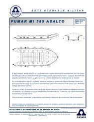materiales estandar pumar mi 585 asalto