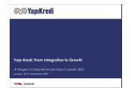 YapÄ± Kredi: From Integration to Growth