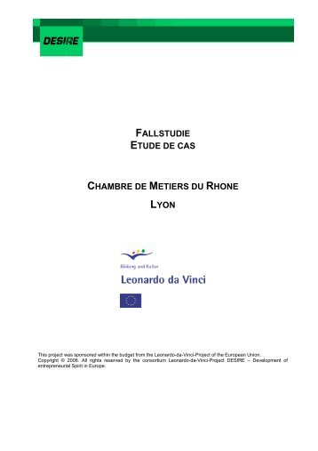 Etudes de Cas CM Lyon PDF-ficher - DESIRE - Development of ...