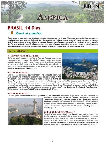 Brasil al completo - Bidon 5