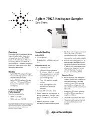 Agilent 7697A Headspace Sampler - K'(Prime) Technologies