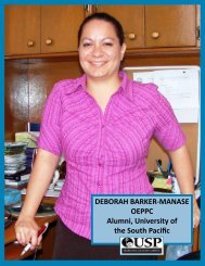 DEBORAH BARKER-MANASE OEPPC Alumni, University of the ...