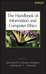 Handbook of Information and Computer Ethics - University of the ...