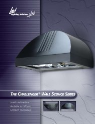 THE CHALLENGER Â® WALL SCONCE SERIES - LSI Industries Inc.