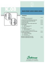 MULTI-POINT LOCKS SERIES 80000 - Sobinco