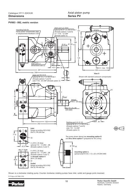 Axial Piston Pump Series PV