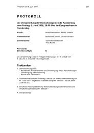 PROTOKOLL - Einwohnergemeinde Kandersteg