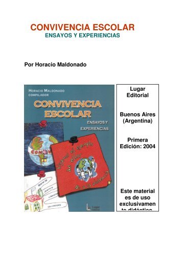 CONVIVENCIA ESCOLAR - Terras.edu.ar