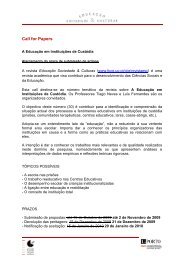 Ficha de avaliação do artigo para publicação - Faculdade de ...