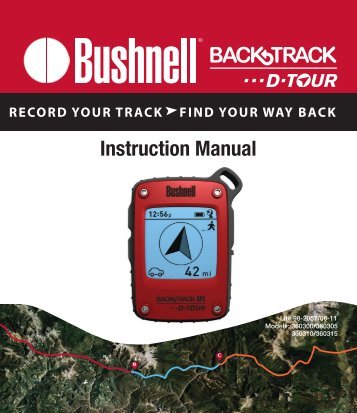 D-TOUR BackTrackGPS_6LIM.indd - Bushnell