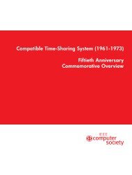 Compatible Time-Sharing System (1961-1973) Fiftieth ... - Multics