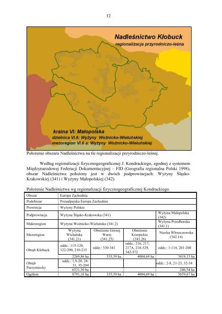 plan urzÄdzenia lasu - PaÅstwowe Gospodarstwo LeÅne LASY ...