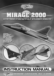 Mirage 2000 RTF Model INSTRUCTION MANUAL - CML Distribution
