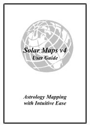 Solar Maps - ASTROLABE: Astrology Software, Reports, Books and ...