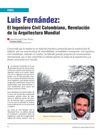 Perfil: Luis FernÃ¡ndez - Revista El Mueble y La Madera