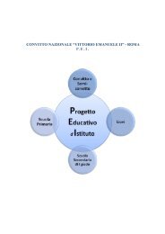 Progetto Educativo d'Istituto - Convitto Nazionale Vittorio Emanuele II