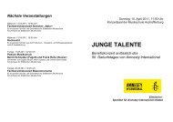 JUNGE TALENTE - StÃ¤dtische Musikschule Aschaffenburg