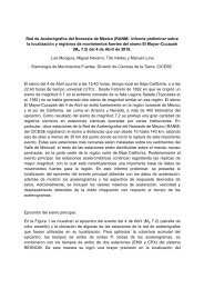 Informe del Dr. Luis Munguia (CISESE)