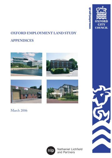 OXFORD EMPLOYMENT LAND STUDY APPENDICES March 2006