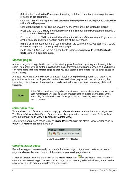 Advanced Draw Techniques - LibreOffice-NA.US