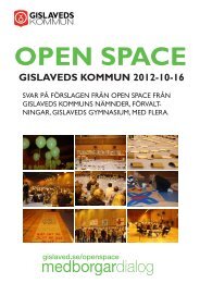Open Space 2012-10-16 - Gislaveds kommun