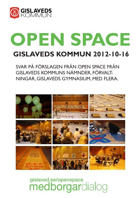 Open Space 2012-10-16 - Gislaveds kommun