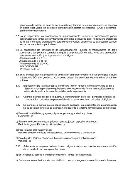 Reg. 14-98. Texto mat. de envase Lista - Cecmed