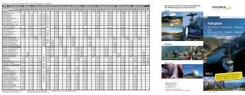 Fahrplan - Dachstein Salzkammergut