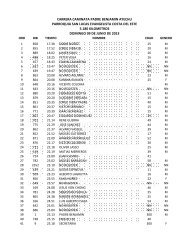 BASE DE DATOS PADRE AYECHU 2013 ... - Panama Runners