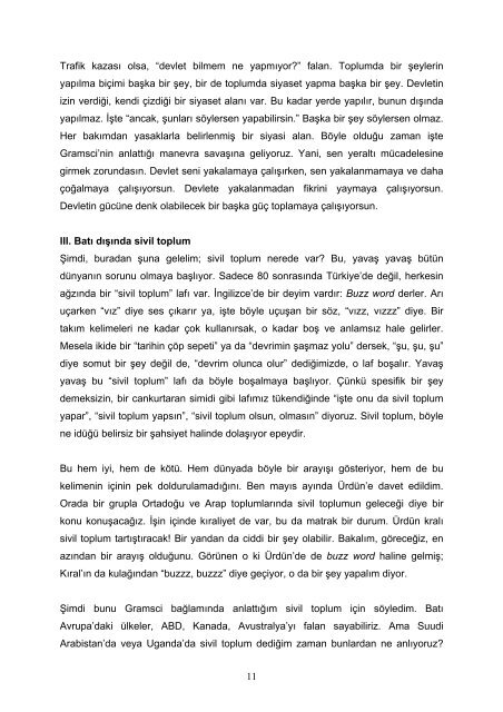 Sivil Toplum Nedir? Prof. Dr. Murat Belge Sivil Toplum ve Demokrasi ...