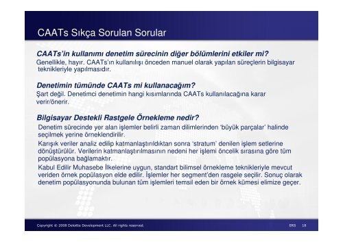 Bilgisayar Destekli Denetim Teknikleri ( CAATs ... - Denetimnet.Net