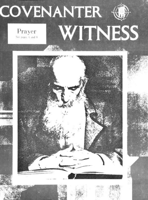 Covenanter Witness Vol. 89 - Rparchives.org