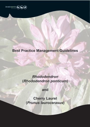 Best Practice Management Guidelines Rhododendron - Invasive ...