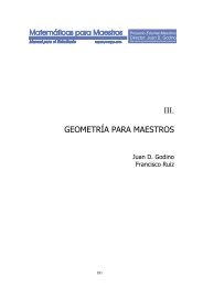 III. GEOMETRÃA PARA MAESTROS - Uruguay Educa