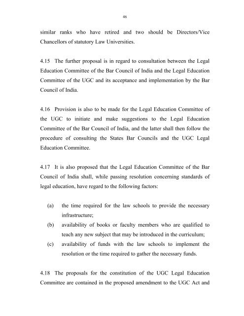 The Legal Education - Law Commission of India