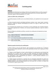 Pesca - Servicio de Impuestos Internos